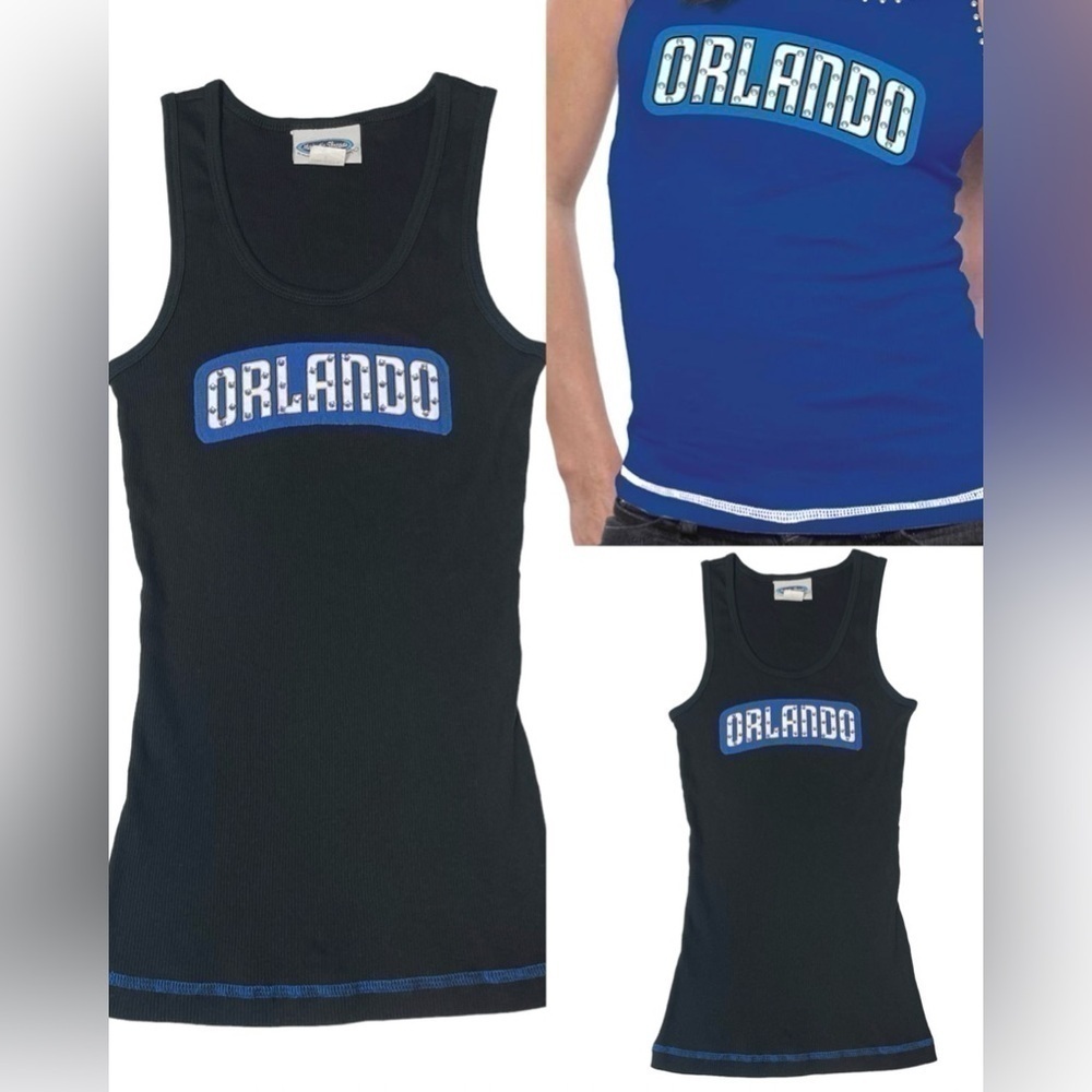 Majestic Threads Orlando Magic Tank Top Women’s Size Small Black Sports Merch